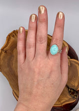 Load image into Gallery viewer, Robin&#39;s Egg Turquoise Ring - Double Band
