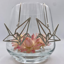 Load image into Gallery viewer, Origami Crane Earrings
