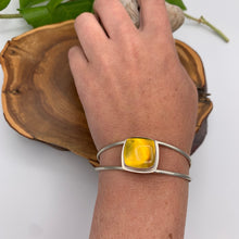 Load image into Gallery viewer, Amber Square Cuff
