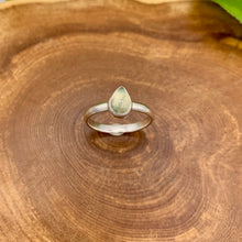 Load image into Gallery viewer, Prehnite Teardrop Ring
