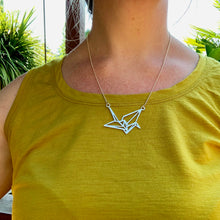 Load image into Gallery viewer, Origami Crane Necklace
