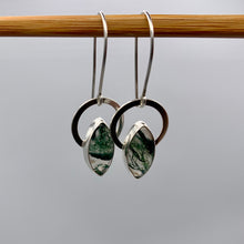 Load image into Gallery viewer, Moss Agate Earrings
