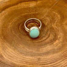 Load image into Gallery viewer, Robin&#39;s Egg Turquoise Ring - Double Band
