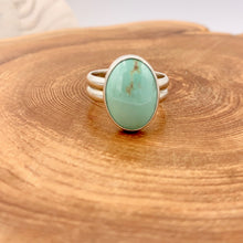 Load image into Gallery viewer, Robin&#39;s Egg Turquoise Ring - Double Band
