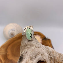 Load image into Gallery viewer, Turquoise Halo Ring - size 5.75
