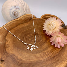 Load image into Gallery viewer, Origami Crane Necklace - Mini
